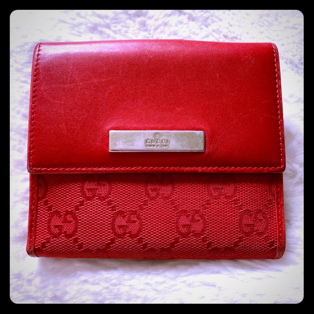 Gucci Red Wallet